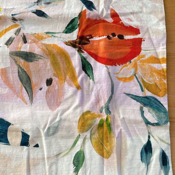 NWT Anthropologie Bryony Cotton Slub Printed Euro Sham *SOLD INDIVIDUALLY - Picture 4 of 6